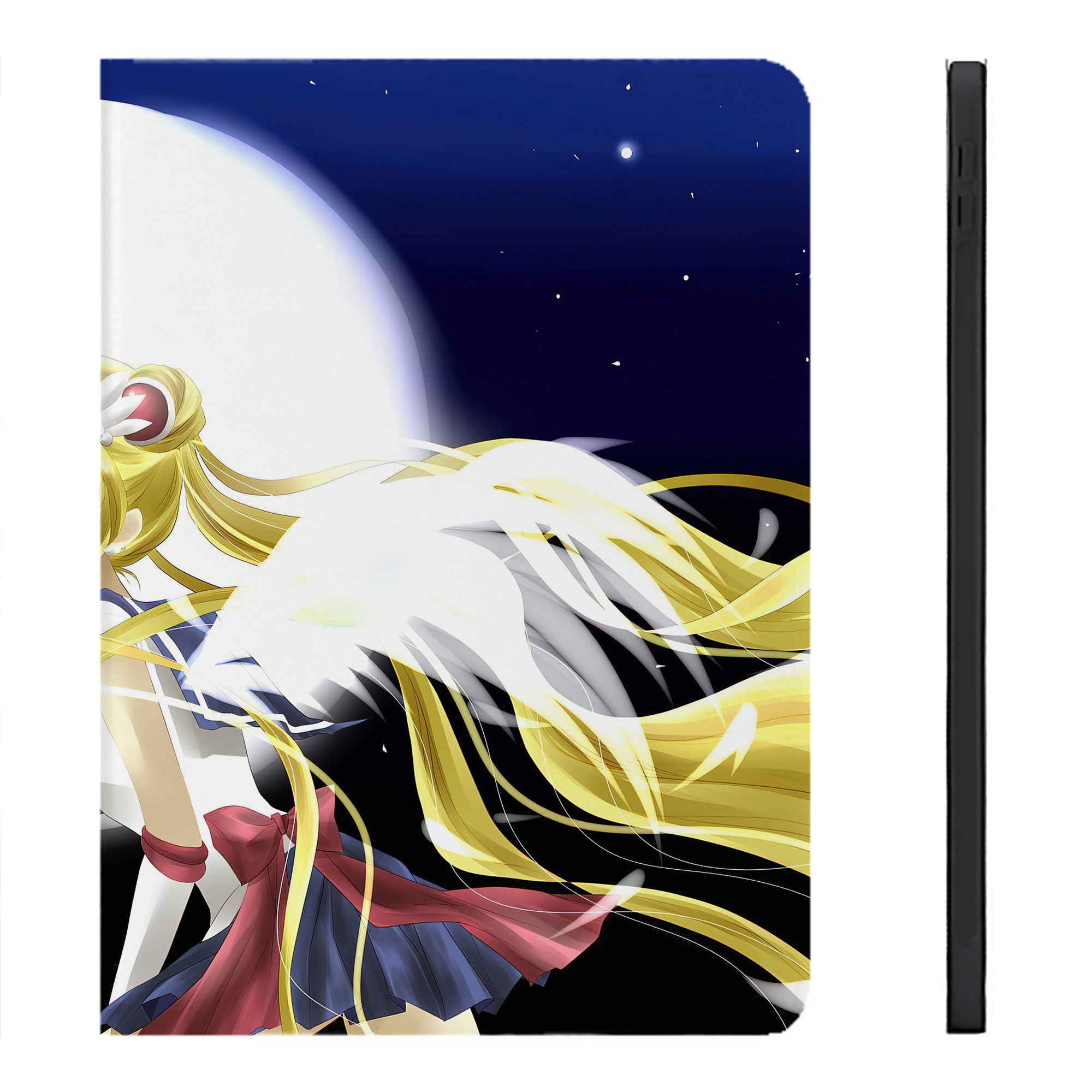 （画像用） 美少女戦士セーラームーン Sailor Moon IPadケース ペンホルダー付き ブックスタイルデザイン